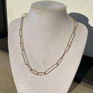 Sterling Paperclip Necklace